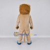 Custom Tan and Golden Brown Lion Mascot Costume Adult Full Body Suit for Children's Events Custom Tan and Golden Brown Lion Mascot Costume Adult Full Body Suit for Children's Events