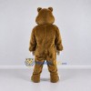 Custom Brown and White Bulldog Mascot Costume Adult Full Body Suit for Sports Events