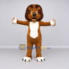 Custom Brown and Cream Lion Mascot Costume Adult Full Body Suit for School Events Custom Brown and Cream Lion Mascot Costume Adult Full Body Suit for School Events