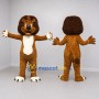 Custom Brown and Cream Lion Mascot Costume Adult Full Body Suit for School Events