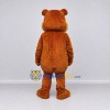 Custom Orange Brown and Yellow Bear Mascot Costume Adult Full Body Suit for Children's Events Custom Orange Brown and Yellow Bear Mascot Costume Adult Full Body Suit for Children's Events