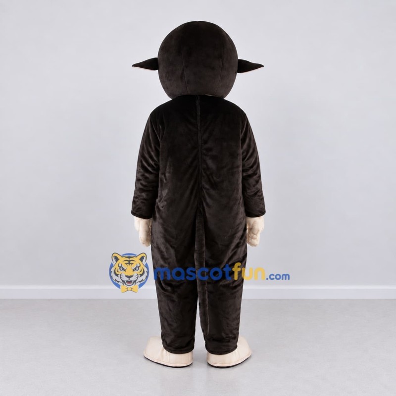 Custom Black and White Monkey Mascot Costume Adult Full Body Suit for Children's Events Custom Black and White Monkey Mascot Costume Adult Full Body Suit for Children's Events