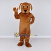 Custom Brown Dog Mascot Costume Adult Full Body Suit for Pet Events Custom Brown Dog Mascot Costume Adult Full Body Suit for Pet Events
