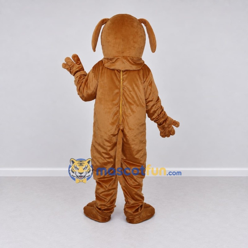 Custom Brown Dog Mascot Costume Adult Full Body Suit for Pet Events Custom Brown Dog Mascot Costume Adult Full Body Suit for Pet Events