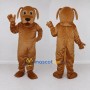 Custom Brown Dog Mascot Costume Adult Full Body Suit for Pet Events
