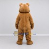 Custom Tan and White Bear Mascot Costume Adult Full Body Suit for Children's Events Custom Tan and White Bear Mascot Costume Adult Full Body Suit for Children's Events