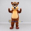 Custom Brown and Tan Hat Wearing Rodent Mascot Costume Adult Full Body Suit for Themed Events Custom Brown and Tan Hat Wearing Rodent Mascot Costume Adult Full Body Suit for Themed Events