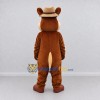 Custom Brown and Tan Hat Wearing Rodent Mascot Costume Adult Full Body Suit for Themed Events Custom Brown and Tan Hat Wearing Rodent Mascot Costume Adult Full Body Suit for Themed Events
