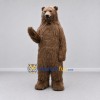 Custom Gray Brown Bear Mascot Costume Adult Full Body Suit for Wildlife Events Custom Gray Brown Bear Mascot Costume Adult Full Body Suit for Wildlife Events