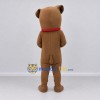 Custom Brown and Red Dog Mascot Costume Adult Full Body Suit for Pet Events Custom Brown and Red Dog Mascot Costume Adult Full Body Suit for Pet Events