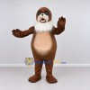 Custom Brown and Cream Walrus Mascot Costume Adult Full Body Suit for Aquatic Events Custom Brown and Cream Walrus Mascot Costume Adult Full Body Suit for Aquatic Events