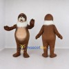 Custom Brown and Cream Walrus Mascot Costume Adult Full Body Suit for Aquatic Events Custom Brown and Cream Walrus Mascot Costume Adult Full Body Suit for Aquatic Events