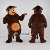 Custom Brown and Orange Warthog Mascot Costume Adult Full Body Suit for Wildlife Events Custom Brown and Orange Warthog Mascot Costume Adult Full Body Suit for Wildlife Events