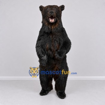 Custom Black Bear Mascot Costume Adult Full Body Suit for Wildlife Events Custom Black Bear Mascot Costume Adult Full Body Suit for Wildlife Events