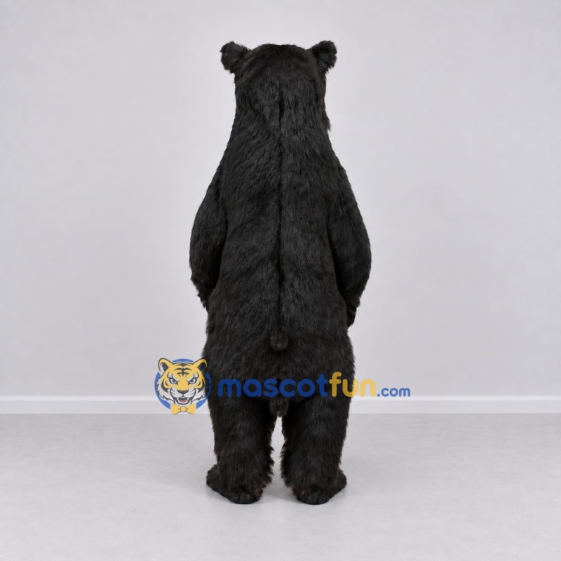 Custom Black Bear Mascot Costume Adult Full Body Suit for Wildlife Events Custom Black Bear Mascot Costume Adult Full Body Suit for Wildlife Events