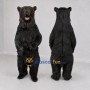 Custom Black Bear Mascot Costume Adult Full Body Suit for Wildlife Events