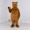 Custom Golden Brown Capybara Mascot Costume Adult Full Body Suit for Wildlife Events Custom Golden Brown Capybara Mascot Costume Adult Full Body Suit for Wildlife Events