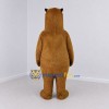 Custom Golden Brown Capybara Mascot Costume Adult Full Body Suit for Wildlife Events Custom Golden Brown Capybara Mascot Costume Adult Full Body Suit for Wildlife Events