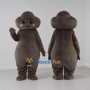 Custom Gray Brown Cloud Mascot Costume Adult Full Body Suit for Themed Events