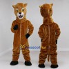Custom Golden Brown and White Deer Mascot Costume Adult Full Body Suit for Woodland Events