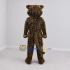 Custom Brown Black and Yellow Spotted Cat Mascot Costume Adult Full Body Suit for Wildlife Events
