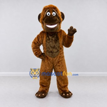 Custom Golden Brown Gorilla Mascot Costume Adult Full Body Suit for Jungle Events Custom Golden Brown Gorilla Mascot Costume Adult Full Body Suit for Jungle Events