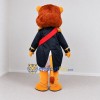Custom Golden Yellow Black and Red Royal Lion Mascot Costume Adult Full Body Suit for Themed Events Custom Golden Yellow Black and Red Royal Lion Mascot Costume Adult Full Body Suit for Themed Events