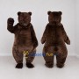 Custom Dark Brown Bear Mascot Costume Adult Full Body Suit for Wildlife Events