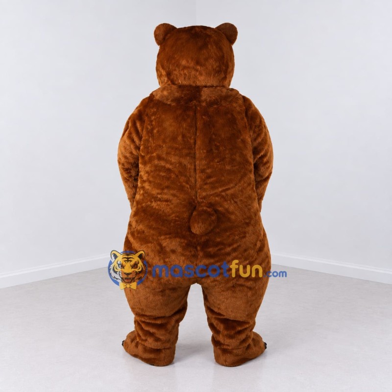 Custom Brown Bear Mascot Costume Adult Full Body Suit for Wildlife Events Custom Brown Bear Mascot Costume Adult Full Body Suit for Wildlife Events