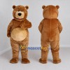 Custom Brown and Tan Teddy Bear Mascot Costume Adult Full Body Suit for Children's Events Custom Brown and Tan Teddy Bear Mascot Costume Adult Full Body Suit for Children's Events