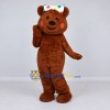 Custom Brown and Multicolor Bear Mascot Costume Adult Full Body Suit for Children's Events Custom Brown and Multicolor Bear Mascot Costume Adult Full Body Suit for Children's Events