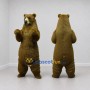 Custom Brown Bear Mascot Costume Adult Full Body Suit for Wildlife Events