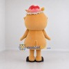 Custom Peach and Pink Cat Mascot Costume Adult Full Body Suit for Children's Events Custom Peach and Pink Cat Mascot Costume Adult Full Body Suit for Children's Events