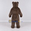 Custom Gray Brown Bear Mascot Costume Adult Full Body Suit for Wildlife Events Custom Gray Brown Bear Mascot Costume Adult Full Body Suit for Wildlife Events
