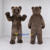 Custom Gray Brown Bear Mascot Costume Adult Full Body Suit for Wildlife Events Custom Gray Brown Bear Mascot Costume Adult Full Body Suit for Wildlife Events
