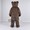 Custom Gray Brown Bear Mascot Costume Adult Full Body Suit for Wildlife Events Custom Gray Brown Bear Mascot Costume Adult Full Body Suit for Wildlife Events