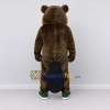 Custom Dark Brown and Tan Beaver Mascot Costume Adult Full Body Suit for Nature Events