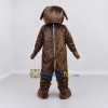 Custom Brown and White Rescue Dog Mascot Costume Adult Full Body Suit for Safety Events Custom Brown and White Rescue Dog Mascot Costume Adult Full Body Suit for Safety Events
