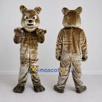 Custom Gray Brown Kangaroo Mascot Costume Adult Full Body Suit for Wildlife Events