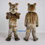 Custom Gray Brown Kangaroo Mascot Costume Adult Full Body Suit for Wildlife Events