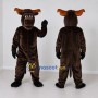 Custom Dark Brown and Orange Bull Mascot Costume Adult Full Body Suit for Farm Events