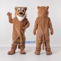 Custom Tan and White Wildcat Mascot Costume Adult Full Body Suit for Wildlife Events