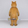 Custom Tan and White Squirrel Mascot Costume Adult Full Body Suit for Woodland Events Custom Tan and White Squirrel Mascot Costume Adult Full Body Suit for Woodland Events