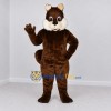 Custom Dark Brown and White Squirrel Mascot Costume Adult Full Body Suit for Woodland Events