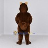 Custom Dark Brown and White Squirrel Mascot Costume Adult Full Body Suit for Woodland Events