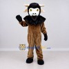Custom Brown Black and White Bull Mascot Costume Adult Full Body Suit for Farm Events