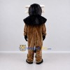Custom Brown Black and White Bull Mascot Costume Adult Full Body Suit for Farm Events