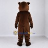 Custom Dark Brown and Tan Bear Mascot Costume Adult Full Body Suit for Sports Events Custom Dark Brown and Tan Bear Mascot Costume Adult Full Body Suit for Sports Events