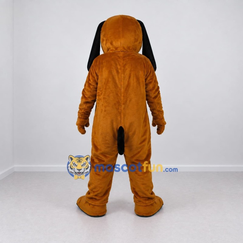 Custom Orange Brown and Black Dog Mascot Costume Adult Full Body Suit for Pet Events Custom Orange Brown and Black Dog Mascot Costume Adult Full Body Suit for Pet Events