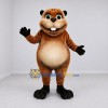 Custom Brown and Tan Hamster Mascot Costume Adult Full Body Suit for Children's Events Custom Brown and Tan Hamster Mascot Costume Adult Full Body Suit for Children's Events
